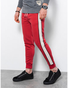 Ombre Clothing Pantaloni de trening pentru bărbati // P865 - red