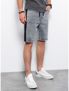 Ombre Clothing Pantaloni scurti // W363 - grey