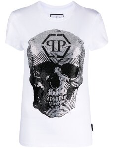 Philipp Plein Skull print T-shirt - White