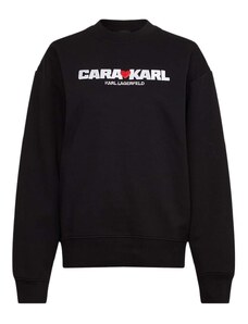 KARL LAGERFELD Hanorac Klxcd Unisex Logo Sweatshirt 226W1860 999 black