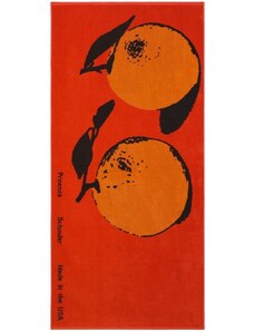 Proenza Schouler White Label graphic-print beach towel - Orange