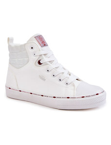 Kesi Men's Sneakers High Insulated Cross Jeans KK1R4056C White