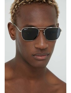 Ray-Ban ochelari de soare bărbați, culoarea argintiu