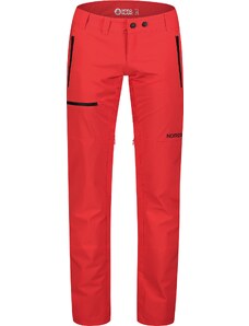 Nordblanc Pantaloni impermeabili roșii outdoor pentru femei BOBBISH