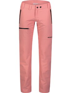 Nordblanc Pantaloni impermeabili roz outdoor pentru femei BOBBISH