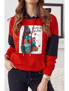 FASARDI Red Christmas Sweatshirt