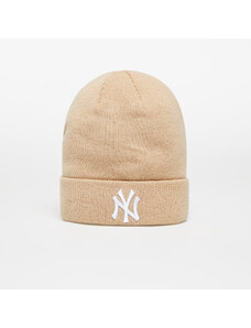 Pălărie New Era Wmns League New York Yankees Essential Cuff Beanie Cream