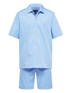 Polo Ralph Lauren Pijama scurtă albastru pastel