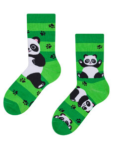 Șosete copii vesele Dedoles Panda în dungi (D-K-SC-RS-C-C-249) 31/34