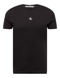 Calvin Klein Jeans Tricou gri / negru / alb