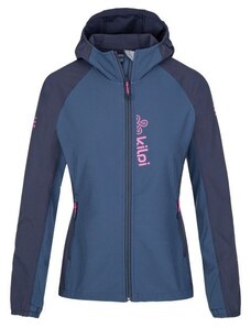 Jachetă de alergare softshell pentru femei Kilpi BALANS-W albastru închis