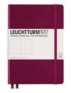 LEUCHTTURM1917 Carnet mediu LEUCHTTURM1917 Medium Hardcover Notebook - A5, copertă tare, neliniat, 251 pagini