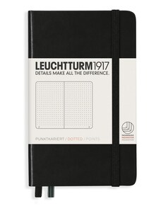 LEUCHTTURM1917 Carnet de buzunar LEUCHTTURM1917 Pocket Hardcover Notebook - A6, copertă tare, punctat, 187 pagini
