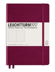 LEUCHTTURM1917 Carnet mediu LEUCHTTURM1917 Medium Hardcover Notebook - A5, copertă tare, punctat, 251 pagini