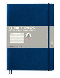 LEUCHTTURM1917 Carnet mediu LEUCHTTURM1917 Composition Softcover Notebook - B5, copertă moale, liniat, 123 pagini