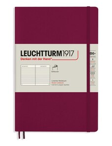 LEUCHTTURM1917 Carnet mic LEUCHTTURM1917 Paperback Softcover Notebook - B6+, copertă moale, liniat, 123 pagini