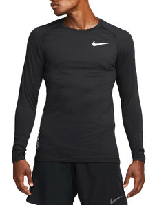 Tricou cu maneca lunga Nike Pro Warm Sweatshirt Schwarz F010 dq5448-010