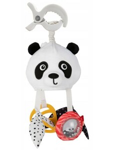 Canpol Babies Pluș agățat jucărie cu zdrăngănit și clip Canpol Bebeluși, Panda