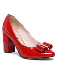 Montgomery puberty effort Pantofi cu toc femei roșii, de lac | 30 articole - GLAMI.ro