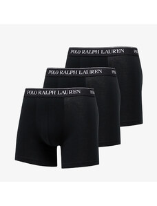 Boxeri Ralph Lauren Stretch Cotton Boxer Briefs 3-Pack Black