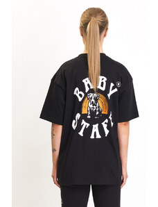 Tricou pentru femei cu mânecă scurtă // Babystaff Senya Oversize T-Shirt