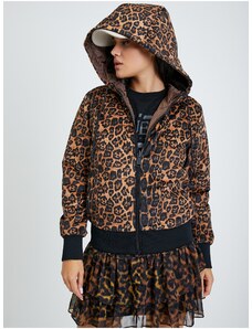 Jachetă maro cu model dublu pentru femei Guess Madeleine - Femei