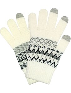 Manusi Semiline Semiline_Smartphone_Gloves_0176_White/Grey