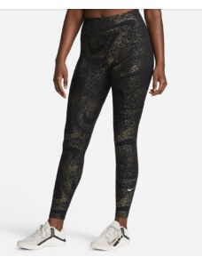 Nike One-Women's Mid-Rise Printed Leggings BLACK