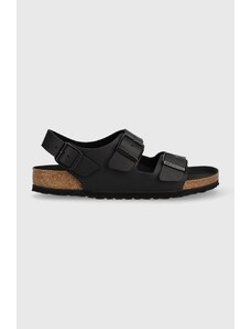 Birkenstock sandale Milano bărbați, culoarea negru, 1024997 1024997-Black