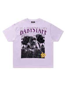 Tricou pentru femei cu mânecă scurtă // Babystaff Feeny Oversize T-Shirt - lila