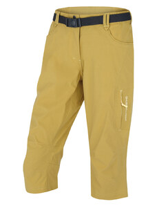 Women's 3/4 trousers HUSKY Klery L yellow-green