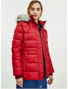 Jachetă de iarnă Red Women's Down Tommy Hilfiger - Femei