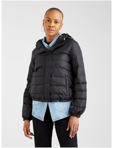 Levi's Black Women's Quilted Hooded Jacket Levi's Edie - Women