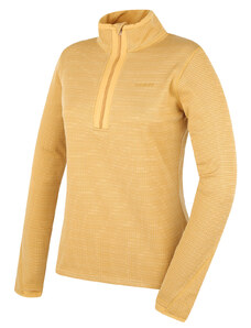 Women's sweatshirt with turtleneck HUSKY Artic L lt. yellow
