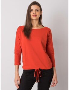 Fashionhunters Dark orange blouse by Fiona