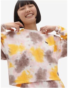 Yellow-Pink Womens Batik Sweatshirt VANS Grunge - Women