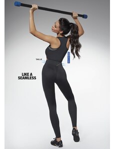 Bas Bleu Sports leggings seamless PERFECTBODY with wasp waist and buttock welt