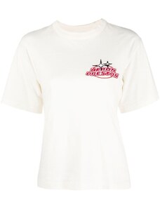 Heron Preston logo-embroidered short-sleeved T-shirt - White
