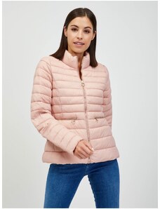 Light pink quilted jacket ONLY Madeline - Women