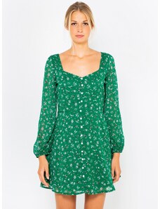 Rochie verde florala CAMAIEU - Femei