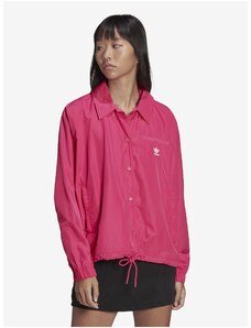 Jachetă ușoară roz închis pentru femei adidas Originals Windbreaker - Femei