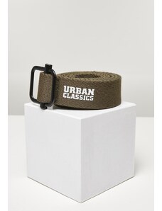 Urban Classics Accessoires Industrial Canvas Belt 2-Pack Negru / măsline