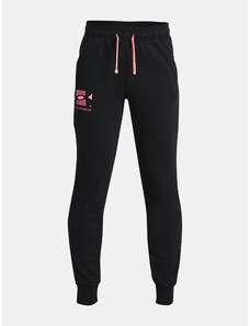 Tepláky Under Armour RIVAL TERRY PANTS-BLK
