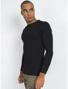 Fashionhunters Bluza termică neagră pentru bărbați