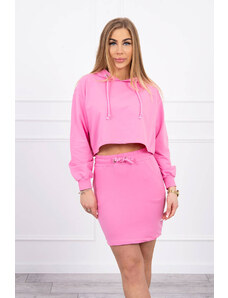 Kesi Set of sweatshirt with skirt light pink color