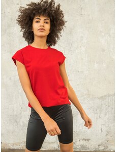 Fashionhunters PENTRU FITNESS tricou rosu pentru femei