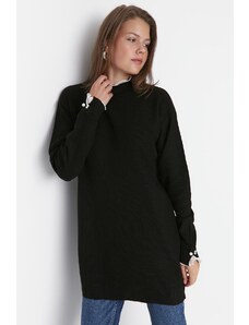 Trendyol Black Pearl Detaliat Tricotaje pulover pulover