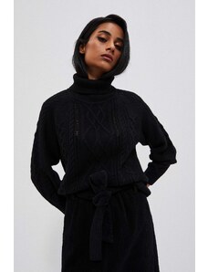Moodo Turtleneck with cable knit