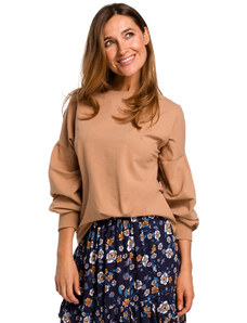 Stylove Woman's Blouse S176 Cappuccino