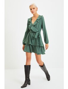 Trendyol Green Belted Dress